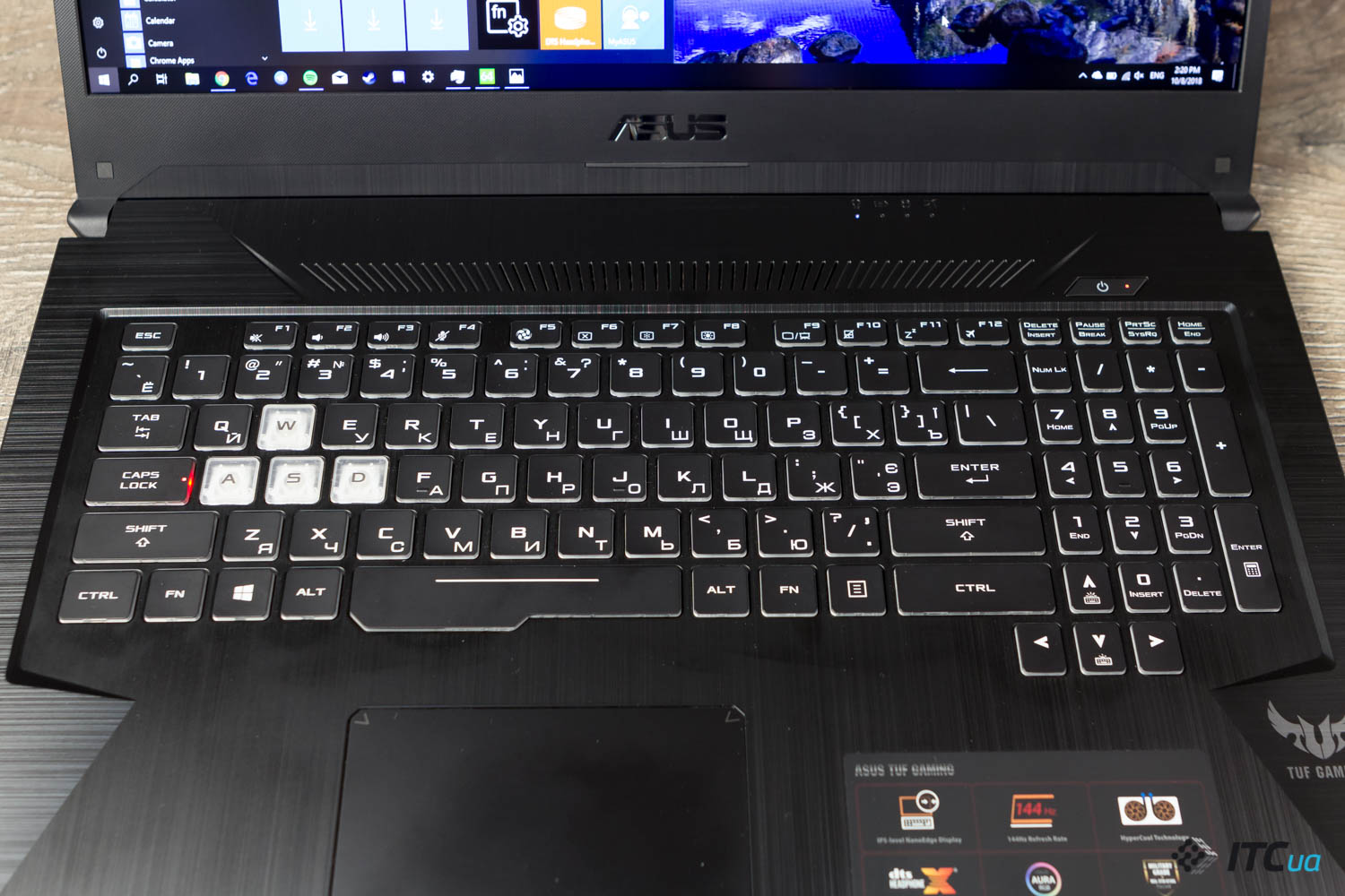 Обзор игрового ноутбука ASUS TUF Gaming FX705G