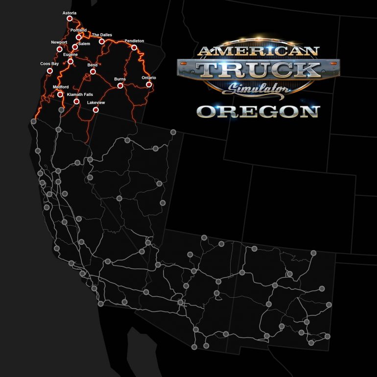American Truck Simulator – Oregon: на север