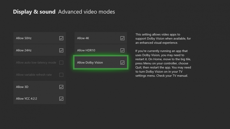 Microsoft выпустила крупное обновление для консолей Xbox, в котором добавила новые аватары, голосовые команды и поддержку Dolby Vision HDR