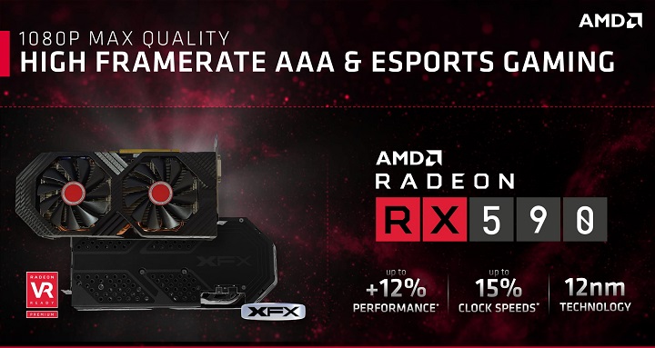 Представлена видеокарта AMD Radeon RX 590 [Первые тесты]