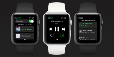 Spotify выпустил приложение для часов Apple Watch, но есть нюансы