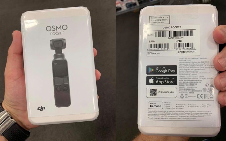 Миниатюрная камера с интегрированным стабилизатором DJI Osmo Pocket засветилась на фотографиях накануне презентации