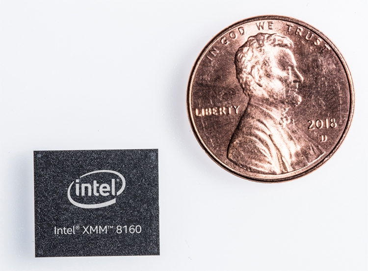 Intel анонсировала свой первый многорежимный модем 5G XMM 8160, но первые устройства с ним выйдут на рынок лишь в 2020 году