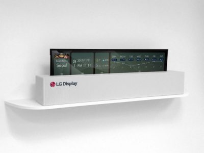 LG привезёт на CES 2019 сворачивающийся OLED телевизор