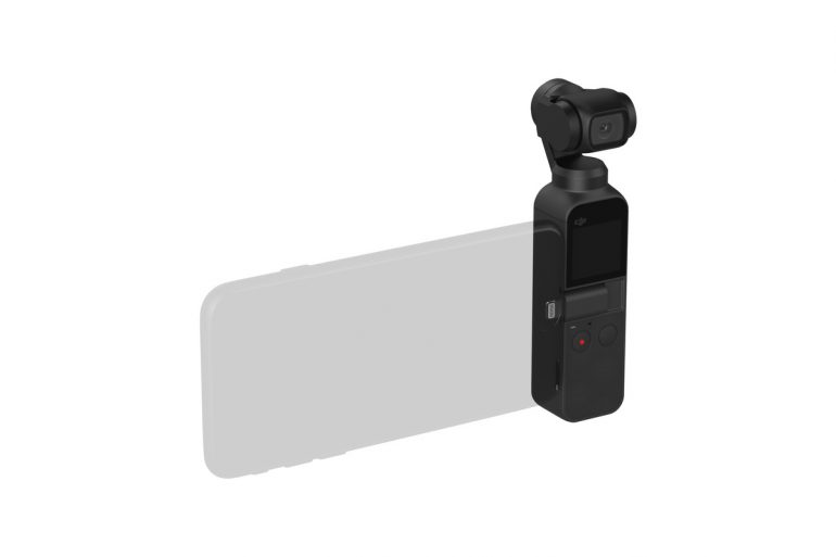 DJI официально представила компактную камеру Osmo Pocket с интегрированным механическим стабилизатором и ценой $349