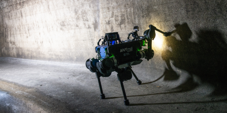 Швейцарские инженеры тестируют робота ANYmal в условиях городской канализации