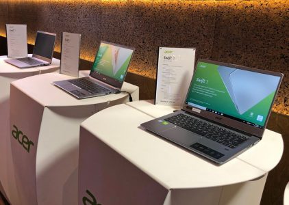 Acer обновляет ноутбуки Swift/Aspire и делает акцент на игровых устройствах