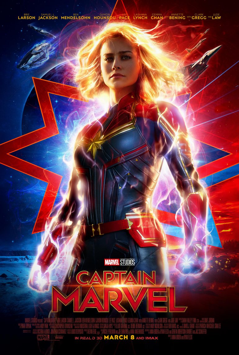 Второй трейлер супергеройского фильма Captain Marvel / «Капитан Марвел» с Бри Ларсон в главной роли