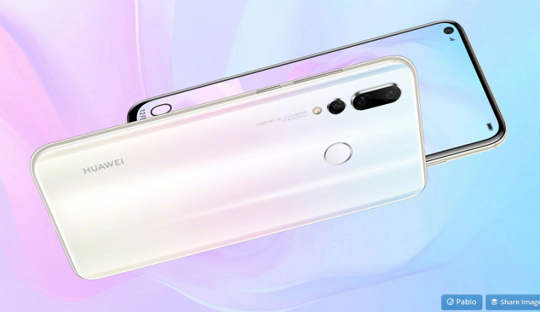 Анонсирован смартфон Huawei Nova 4 с отверстием в дисплее, самой маленькой фронтальной камерой и топовой 48-Мп основной камерой
