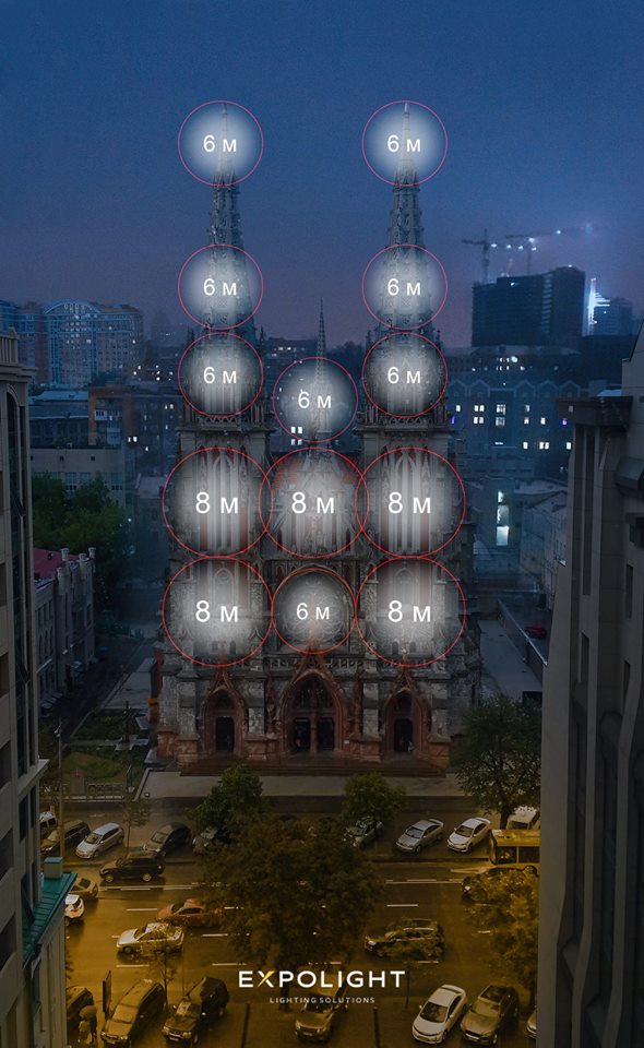 Костел Святого Николая в Киеве будут освещать с использованием уникальных технологий, разработанных для знаменитого Empire State Building