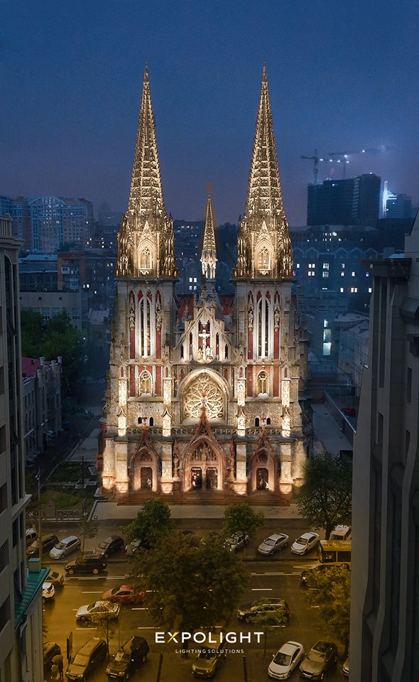 Костел Святого Николая в Киеве будут освещать с использованием уникальных технологий, разработанных для знаменитого Empire State Building