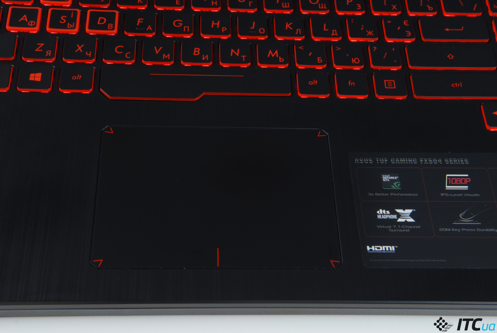 Обзор игрового ноутбука ASUS TUF FX504GE