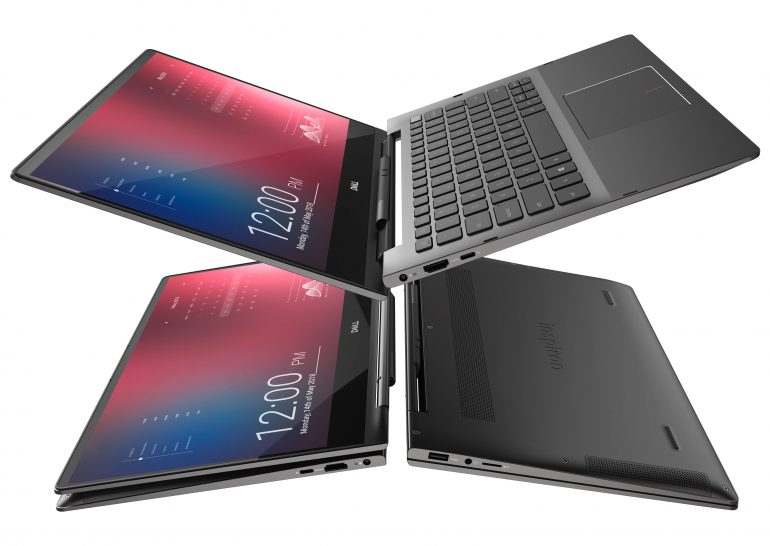 Dell привезла на CES 2019 новый ноутбук-трансформер Inspiron 7000 с креплением для стилуса в шарнире