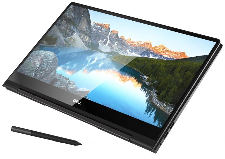 Dell привезла на CES 2019 новый ноутбук-трансформер Inspiron 7000 с креплением для стилуса в шарнире