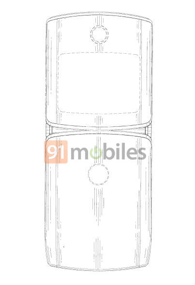 Опубликованы патентные изображения потенциального складного смартфона Motorola RAZR 2019 с гибким экраном