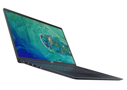 В Украине стартовали продажи сверхлегкого ноутбука Acer Swift 5 по цене от 32999 грн (14″) и 37999 грн (15,6″)