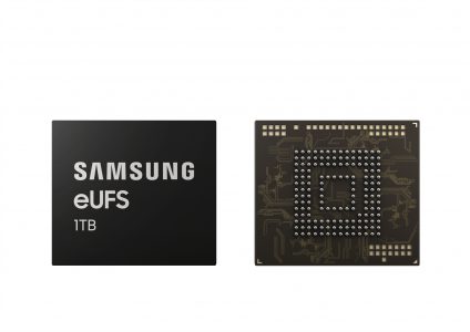 Samsung анонсировала встраиваемый флэш-накопитель UFS 2.1 объемом 1 ТБ для смартфонов нового поколения