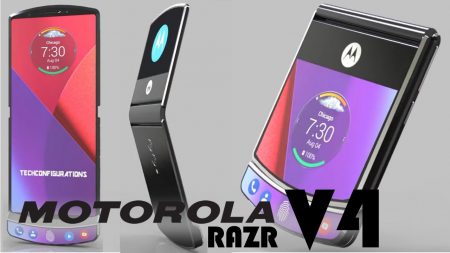 Опубликованы патентные изображения потенциального складного смартфона Motorola RAZR 2019 с гибким экраном