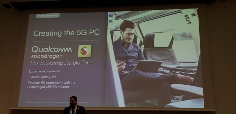 Представлена SoC Qualcomm Snapdragon 8cx с модемом Snapdragon X55 5G для ноутбуков на Windows 10. Lenovo уже готовит один такой
