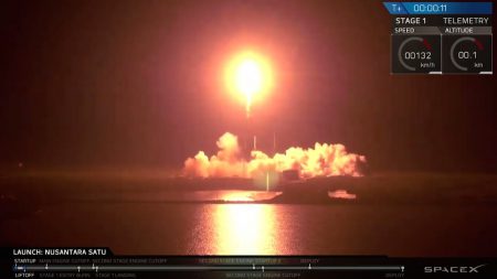 SpaceX осуществила свою 70-ю миссию в рамках очередного третьего повторного запуска Falcon 9, выведя на орбиту первый (частный!) израильский лунный зонд
