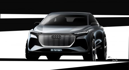 Немцы показали первые официальные изображения компактного электрокроссовера Audi Q4 e-tron. Концепт представят в Женеве весной, серийная версия выйдет в 2020-2021 годах