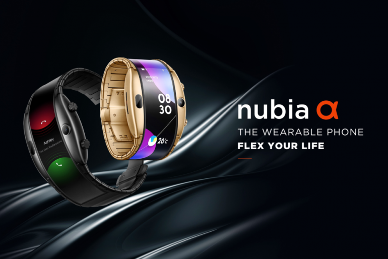 «Смартфон» с гибким экраном Nubia Alpha, который надевается на руку как браслет, выйдет в апреле по цене от 450 евро