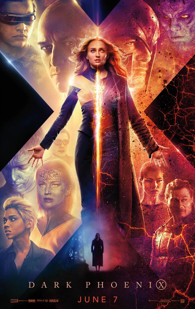 Новый трейлер супергеройского фильма X-Men: Dark Phoenix / «Люди Икс: Темный Феникс» с Софи Тернер в главной роли