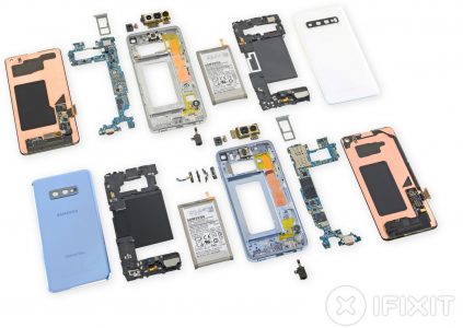 iFixit: ремонтопригодность Samsung Galaxy S10 и S10e – 3 из 10