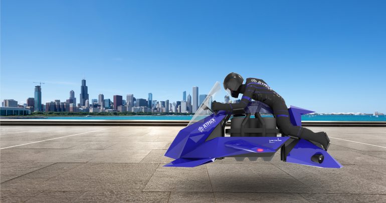 Speeder - летающий мотоцикл от небезызвестной Jetpack Aviation