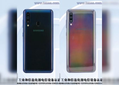 Китайский регулятор опубликовал живые фото и основные характеристики смартфонов Samsung Galaxy A60 и Galaxy A70