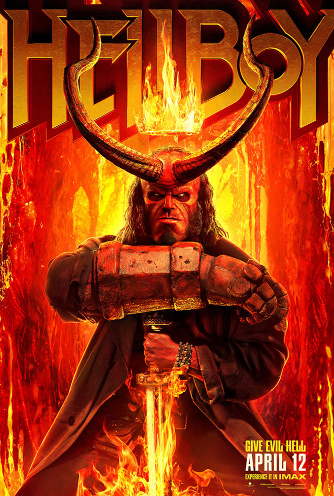 Вышел новый зрелищный трейлер фильма Hellboy / "Хеллбой" c Дэвидом Харбором и Миллой Йовович