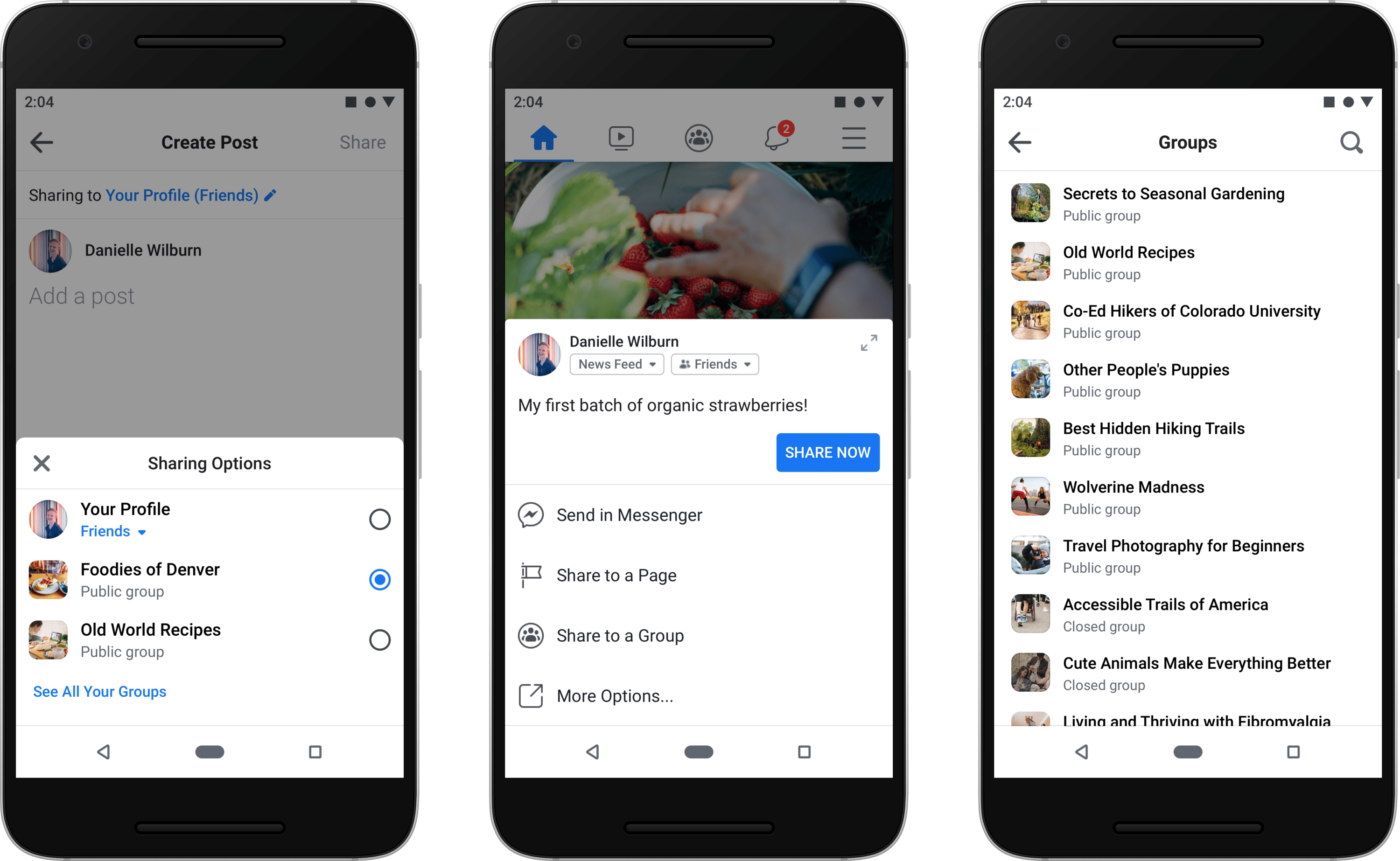 Новый дизайн Facebook: без синей плашки меню, с уклоном в белый цвет и с фокусом на группы