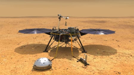 Аппарат InSight зафиксировал первое вероятное «марсотрясение»