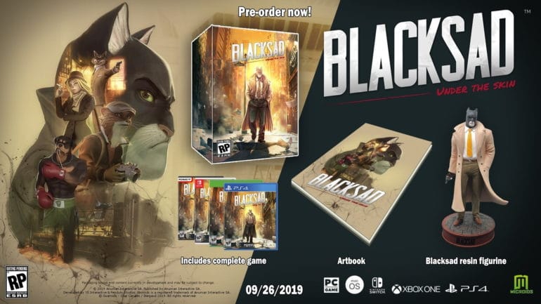 Игра по графическому роману Blacksad выйдет в сентябре 2019 года