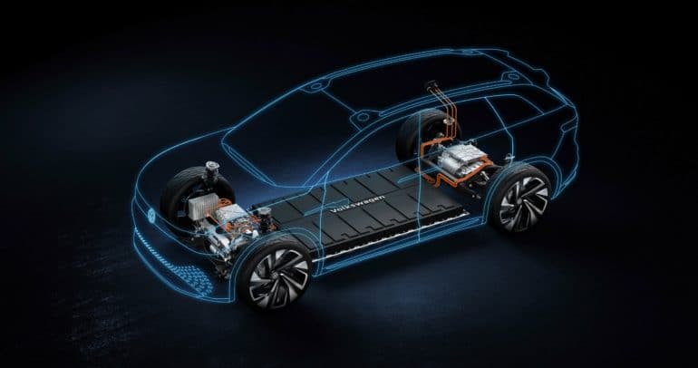 Volkswagen представил полноразмерный электрокроссовер ID. ROOMZZ: пара двигателей на 225 кВт, батарея 82 кВтч, запас хода 450 км (WLTP) и серийная версия в 2021 году