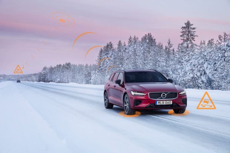 Автомобили Volvo будут автоматически обмениваться информацией о скользких дорогах и потенциальных угрозах на территории Европы