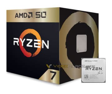 Юбилейный процессор AMD Ryzen 7 2700X 50th Anniversary Edition получил подпись Лизы Су на крышке