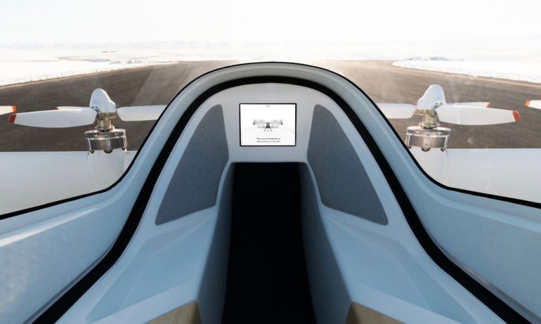 Airbus показал интерьер воздушного такси Vahana 