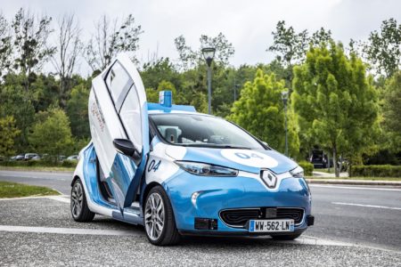 Renault ZOE Cab и Transdev-Lohr i-Cristal — автономные электрические «роботакси» для перевозки пассажиров от Paris-Saclay Autonomous Lab