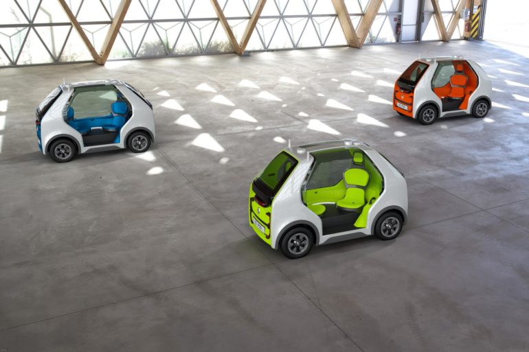 Renault EZ-POD - компактный автономный электромобиль для доставки пассажиров и грузов в пределах "последней мили"