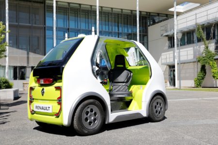 Renault EZ-POD — компактный автономный электромобиль для доставки пассажиров и грузов в пределах «последней мили»