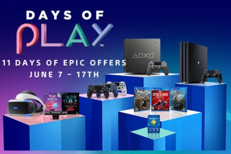 Sony анонсировала акцию Days of Play 2019 со скидками на консоли PS4, аксессуары и игры [с 7 по 17 июня]