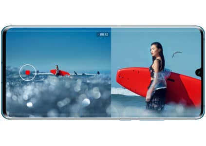 Обновление прошивки принесло глобальную поддержку режима двойной записи видео Dual-View для смартфонов Huawei P30 и P30 Pro