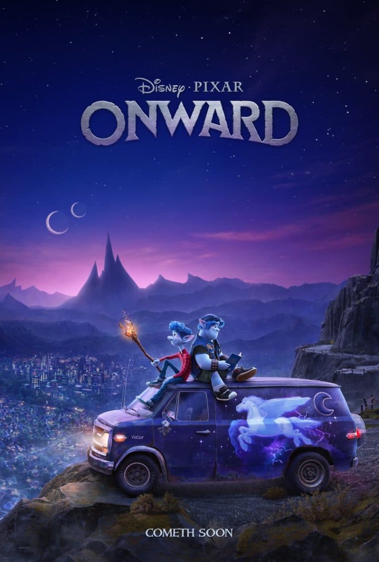 Первый трейлер мультфильма Onward / "Вперед" от Disney/Pixar о мире, в котором технологии заменили магию