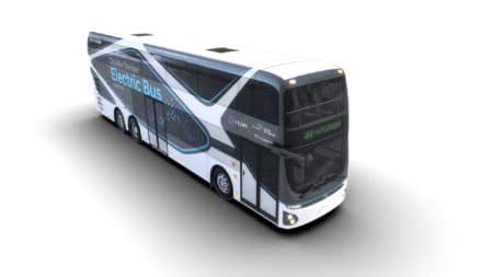 Hyundai показал двухэтажный электробус на 70 мест с батареей емкостью 384 кВтч и запасом хода 300 км