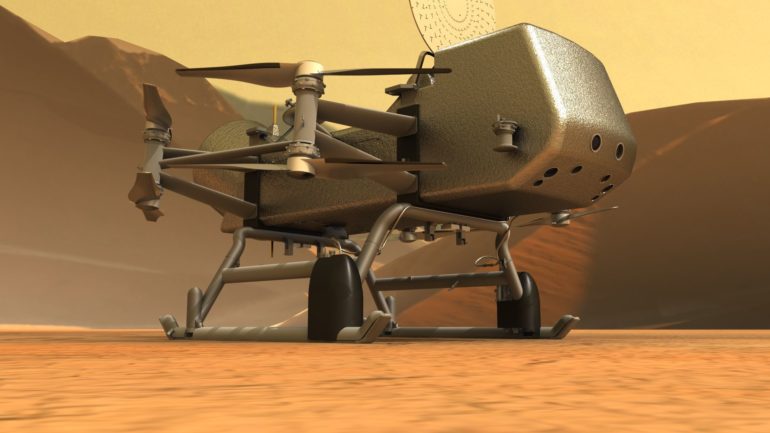 NASA отправит на спутник Сатурна (Титан) октокоптер
