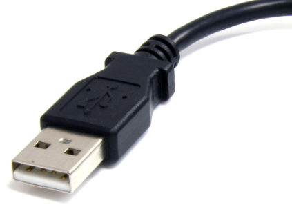Первоначальный штекер USB был сделан несимметричным ради удешевления конструкции