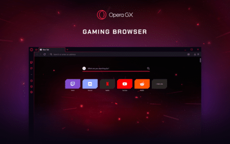 Opera разработала первый в мире «геймерский браузер» Opera GX с характерным дизайном, контролем за нагрузкой на процессор и память и другими игровыми функциями
