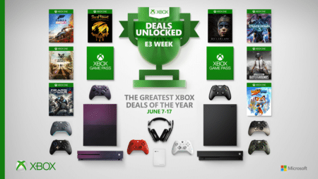 Акция «The Greatest Xbox Deals of the Year» пройдет с 7 по 17 июня: $50 скидки на Xbox One S, $100 скидки на Xbox One X, 75% скидки на игры и новая «фиолетовая» Xbox с Fortnite