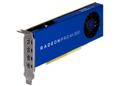 AMD выпустила профессиональную видеокарту Radeon Pro WX 3200 стоимостью $200, ориентированную на пользователей CAD программ